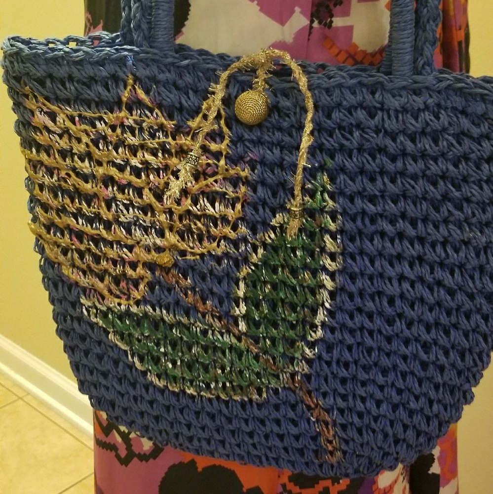 Blue Shoulder bag - Picture 2 of 3